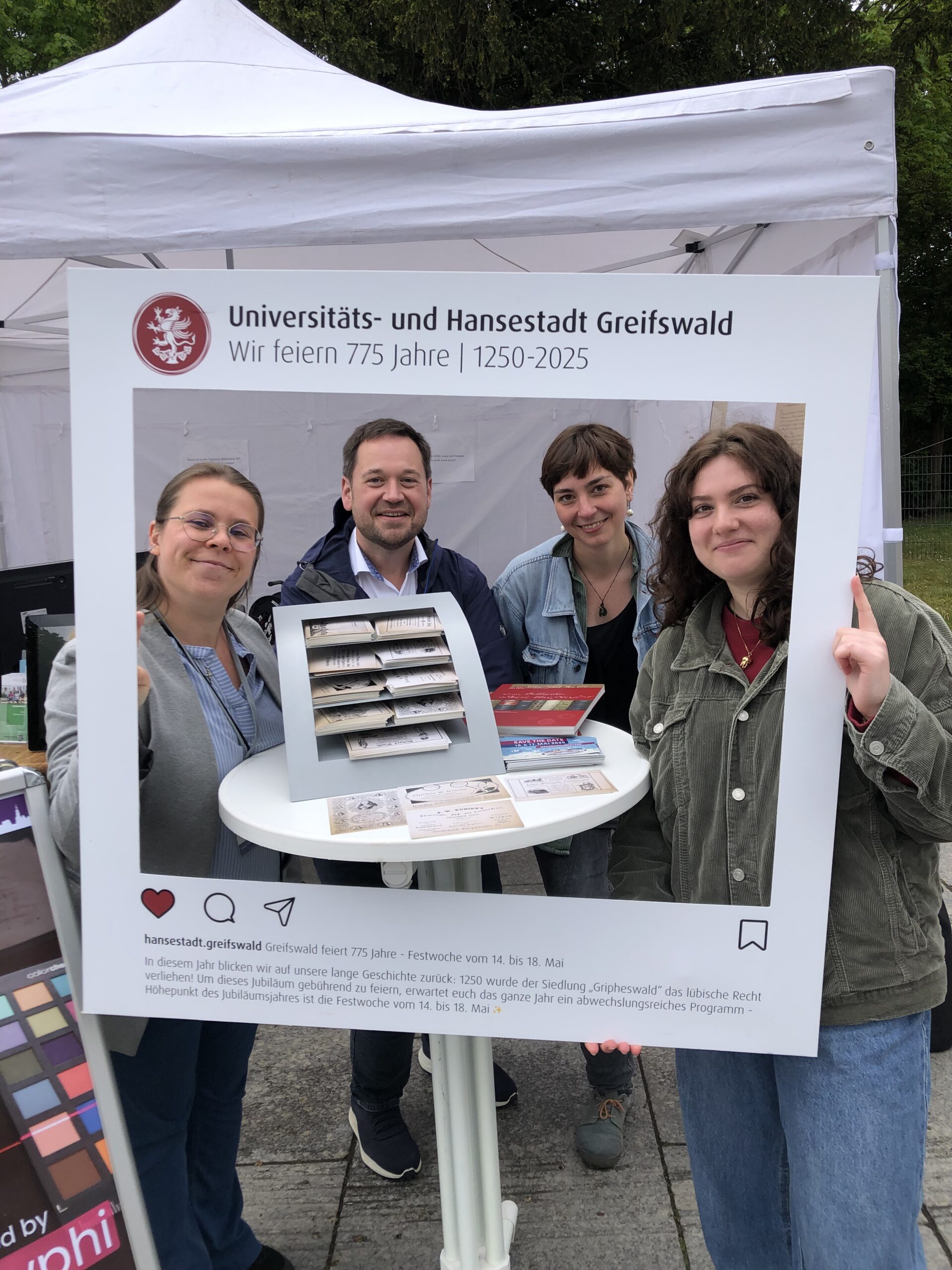 Das Team am Stand